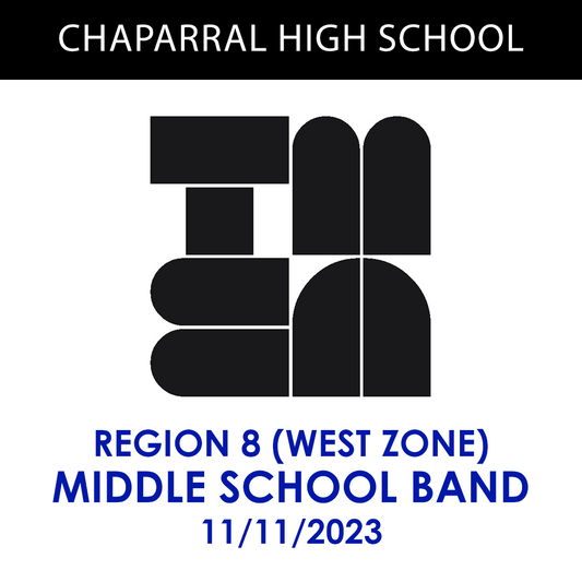 Region 8 (West Zone) Middle School Band (11.10.2023)